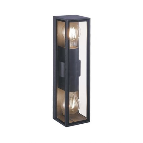 Aplice - Aplica de perete pentru iluminat exterior, IP54 Furia grafit