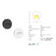 Aplice - Aplica LED de perete pentru iluminat exterior, IP54 Iasu grafit