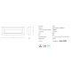 Lampi decorative si solare - Aplica LED de perete pentru iluminat exterior, IP65 Samira grafit