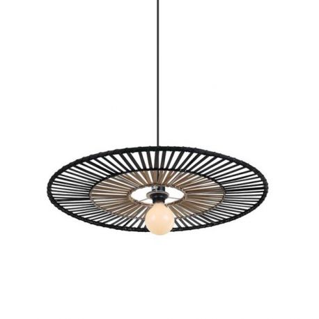 Pendule, Lustre suspendate - Pendul, lustra design modern Lian negru 40cm