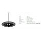 Pendule, Lustre suspendate - Pendul, lustra design modern Lian alb 80cm