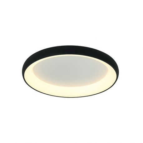 Plafoniere - Plafoniera LED dimabil design modern Denur negru