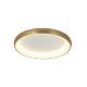 Plafoniera LED dimabil design modern Denur auriu