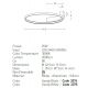 Plafoniere - Plafoniera LED design modern Lamb negru