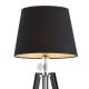 Lampadare - Lampadar/Lampa de podea eleganta cu trepied lemn negru ASTER