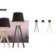 Lampadare - Lampadar/Lampa de podea eleganta cu trepied lemn negru ASTER