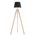Lampadar/Lampa de podea eleganta cu trepied lemn natur ASTER 