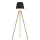 Lampadare - Lampadar/Lampa de podea eleganta cu trepied lemn natur ASTER