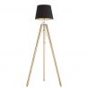 Lampadar/Lampa de podea eleganta cu trepied lemn natur ASTER 