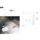 Lustre aplicate - Lustra aplicata design modern ASPEN alba