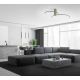 Plafoniere - Plafoniera LED design modern Seraphin gri