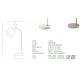 Veioze - Veioza, lampa de masa design modern Bing gri, auriu