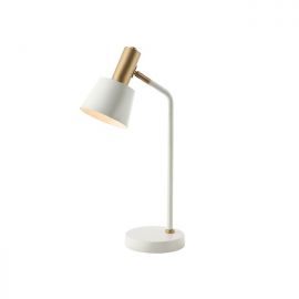Veioze - Veioza, lampa de masa design modern Bing alb, auriu