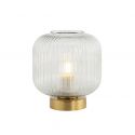 Veioza, lampa de masa design modern Burg transparent, alama
