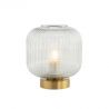 Veioza, lampa de masa design modern Burg transparent, alama