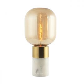 Veioze - Veioza, lampa de masa design modern Crid alb, champagne, alama
