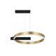 Candelabre, Lustre - Lustra LED dimabila design modern Fendi negru, auriu