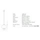 Pendule, Lustre suspendate - Pendul design modern Finc fumuriu, negru