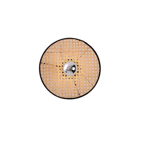 Aplice, corpuri de iluminat pentru pereti - Aplica de perete design modern Huidu natur, negru 25cm