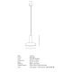 Pendule, Lustre suspendate - Pendul design modern Cinue natur, negru 25cm