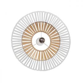 Plafoniere - Plafoniera / aplica pentru tavan/perete design modern Baule alb, natur 80cm