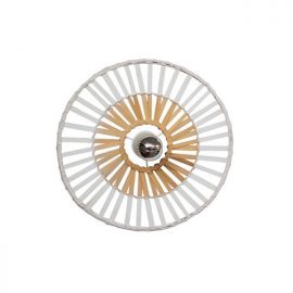 Plafoniere - Plafoniera / aplica pentru tavan/perete design modern Baule alb, natur 40cm