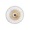 Plafoniera / aplica pentru tavan/perete design modern Baule alb, natur 40cm