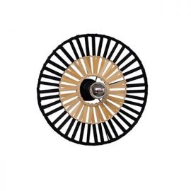 Plafoniere - Plafoniera / aplica pentru tavan/perete design modern Baule negru, natur 40cm