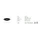 Plafoniere - Plafoniera / aplica pentru tavan/perete design modern Baule negru, natur 40cm