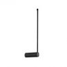 Aplica LED de perete design modern Laut negru