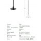 Veioze - Veioza LED, lampa de masa design modern Betty negru