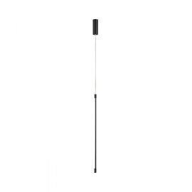 Pendule, Lustre suspendate - Pendul, lustra LED design liniar Fizz negru