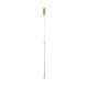 Pendule, Lustre suspendate - Pendul, lustra LED design liniar Fizz auriu