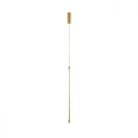 Pendule, Lustre suspendate - Pendul, lustra LED design liniar Fizz auriu