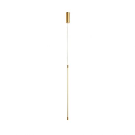 Pendule, Lustre suspendate - Pendul, lustra LED design liniar Fizz auriu