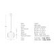 Pendule, Lustre suspendate - Pendul design modern Ioric alb