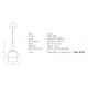 Pendule, Lustre suspendate - Pendul design modern Turde fumuriu