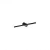Aplica LED de perete pentru baie, IP54 design modern SHINE negru