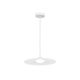 Pendul LED design modern Bured alb