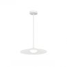 Pendul LED design modern Bured alb