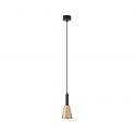 Pendul LED design modern Ziech negru, auriu