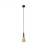 Pendul LED design modern Ziech negru, auriu