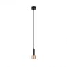 Pendul LED design modern Leacu negru, auriu