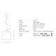 Pendule, Lustre suspendate - Pendul design modern Indi alb 28cm