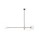 Pendule, Lustre suspendate - Pendul, Lustra design modern Lucia negru, auriu