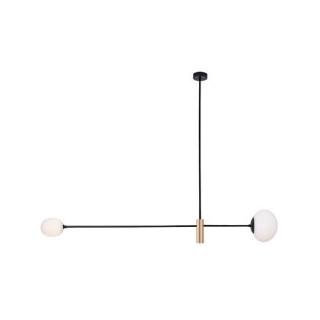 Pendule, Lustre suspendate - Pendul, Lustra design modern Lucia negru, auriu