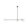 Pendul, Lustra design modern Lucia negru, auriu