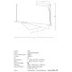 Pendule, Lustre suspendate - Lustra LED design modern Aide negru, bronz