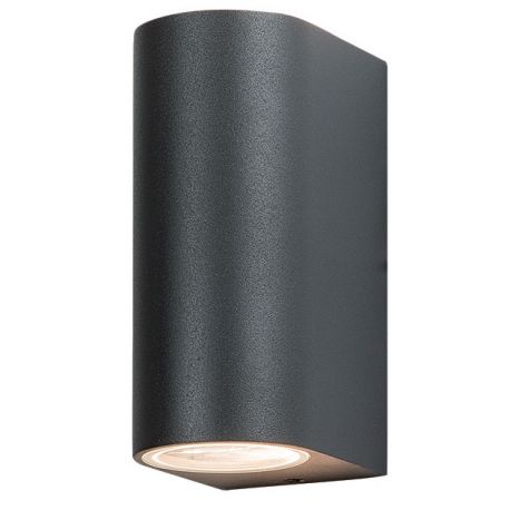 Aplice - Aplica de perete pentru iluminat exterior, Up&Down, IP54 Hugo grafit