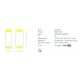 Aplice - Aplica de perete pentru iluminat exterior, Up&Down, IP54 Hugo grafit